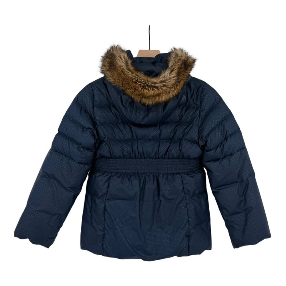 The North Face Kids Gotham Hooded Down Jacket with Faux-Fur Trim M - Picture 4 of 7